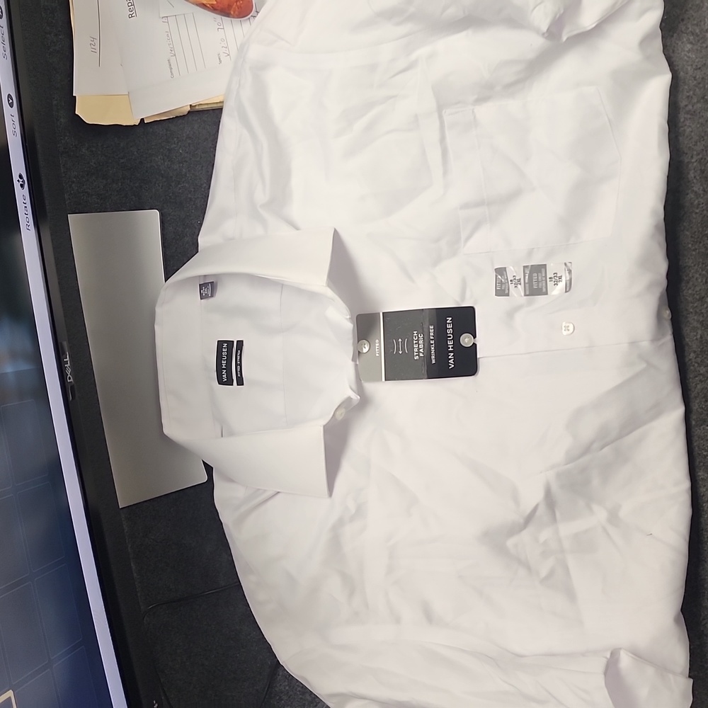 Van Heusen White Long Sleeve (KVC1136)